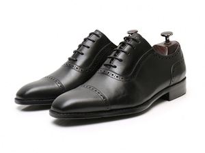 Suministro Directo de Fábrica HANMCE Zapatos Británicos para Hombre con Pátina, Brogue, Patchwork, Cordones, Punta Cuadrada, Transpirables, Antideslizantes y Ligeros - Product Image 6