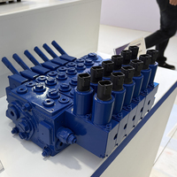 Vanne sectionnelle hydraulique pilotée TRM10 à détection de charge et partage de débit pour le contrôle des mini-excavatrices