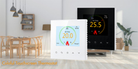 Diseño moderno Smart Home WiFi Termostato Controlador de temperatura digital para sistema de calefacción de piso PC ABS 230V para habitaciones de hoteles