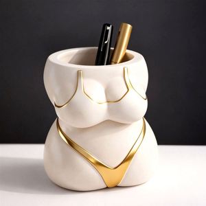 Elegant Resin Craft Abstract Statue, Minimalist Decor for Living Room, Study, Wedding, & Holiday <b>Gift</b> - Product Image 2