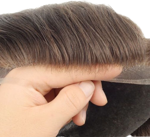 Emeda mật độ ánh sáng tóc vá con người Ấn Độ Remy tóc toupee ren phía trước tóc thay thế systsem - Product Image 2