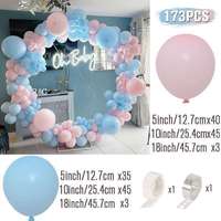 Kit d'arche de ballons rose marguerite, ballons en latex avec ballon en feuille de marguerite pour les anniversaires de filles, les baby showers, les décorations de fête