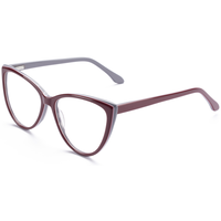 Monture de lunettes classiques œil-de-chat Elan Optical RD26061, best-seller, monture complète pour femme en acétate, lunettes optiques écologiques sans peinture