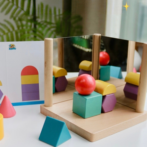 Feuille de miroir PC incassable en gros 1,5 mm 10x15 cm pour la cognition géométrique des enfants, la réflexion physique en maternelle et à l'école - Product Image 3