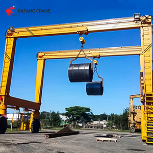 رافعة جسرية للحاويات بسعة عالية 20 قدمًا و 40 قدمًا و 25 طنًا و 35 طنًا و 40 طنًا و 50 طنًا و 60 طنًا رافعة جسرية مطاطية بعجلات - Product Image 6