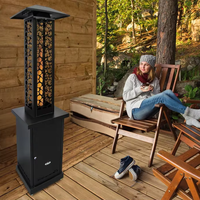 Nouveau design de chauffage au granulés de bois pour l'intérieur et l'extérieur, produit haut de gamme, chauffage au granulés pour jardin et terrasse