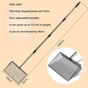 <span class=keywords><strong>Pelle</strong></span> de nettoyage de luxe simple en métal, motif dessin animé, <span class=keywords><strong>pour</strong></span> déjections de poulet, rétractable et détachable, <span class=keywords><strong>pour</strong></span> litière de chat et nettoyage de poulailler - Product Image 5