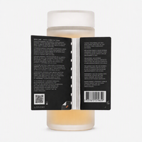 OEM Custom Tweelaagse Stickerlabels Dubbellaagse Druk Groothandel Zelfklevende Labels voor Cosmetica Voedsel Flessen Potten