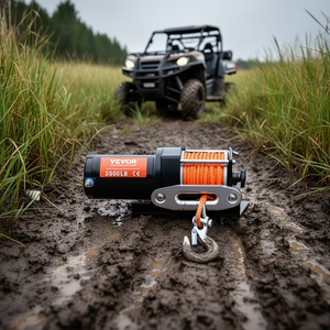 Cabrestante eléctrico Vevor de 3500 lb con cuerda sintética para ATV/UTV con control por cable, piezas y accesorios para UTV - Product Image 2