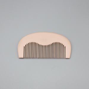 Peine de peinado de mujer con logotipo personalizado con tamaño de bolsillo Mini masaje regalo bolsa de algodón embalaje plegable Rosa cepillo de madera conjunto - Product Image 2