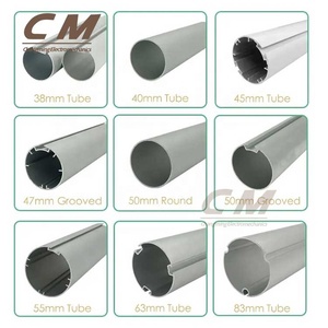 Accesorios para persianas enrollables Soporte de tubo de conducción de <span class=keywords><strong>eje</strong></span> redondo de 50mm y juego de polea para motor tubular de 50mm - Product Image 6