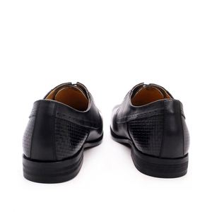 Chaussures à lacets de luxe pour hommes en cuir véritable, décontractées et habillées, idéales pour mariage, fête, bureau, chaussures de mode - Product Image 6