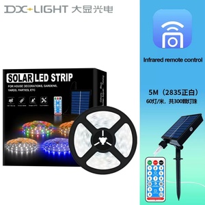 Wholesale High Quality IP67 Waterproof Smart Rgb Solar Led Strip <b>Lights</b> with Remote Control and App - Product Image 6