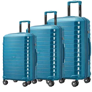 2023 Hot Selling PP Gepäckset New Trolley Gepäck koffer Travel 3 Stück Set Koffer Gepäck anhänger für Koffer Frauen