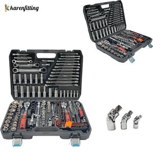 150pc Combination Wrench Set Heavy Duty Repair Hand <b>Tools</b> With Oem Support Complete Socket Kit in Hard Case Packaging-001 - Product Image 3
