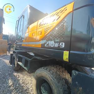 รถขุดล้อ210W-9ฮุนไดที่เป็นเจ้าของมาก่อน21Ton เครื่องเคลื่อนย้ายดินราคาประหยัดผลิตในเกาหลีใต้ - Product Image 4