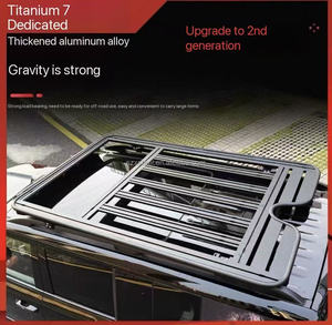 Pour Equation Leopard Titanium 7, extension de cadre de <span class=keywords><strong>porte</strong></span>-bagages de toit, plateforme, échelle pliante, pièces de modification pour petit sac à dos - Product Image 4