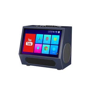 14 inch lời bài hát RGB hoạt động bên màn hình cảm ứng 32GB Android âm nhạc Máy nghe nhạc thông minh mics tất cả-trong-một hệ thống karaoke hát Bộ loa - Product Image 1