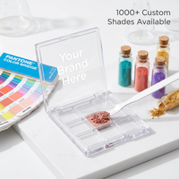 Palette de fards à paupières 9 couleurs haute pigmentation, longue tenue, finis mats et scintillants, pour maquillage des yeux, marque privée, personnalisation et incubation beauté, vente en gros