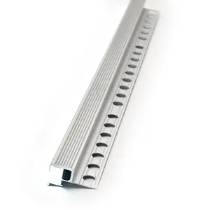 Profil saluran aluminium plester untuk cahaya linear led dengan diffuser buram