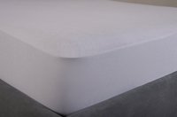 Housse de matelas ajustée absorbante, respirante, douce, de qualité supérieure, avec poches profondes, lavable en machine, tricotée lisse, imperméable et anti-poussière