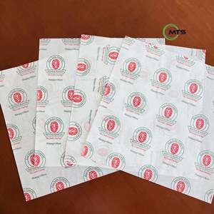 Papel encerado personalizado Moatain para envolver alimentos: láminas individuales impresas para pan, galletas, leche y gelatina, ideales para llevar. - Product Image 2