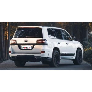 Kit de carrocería para Toyota <span class=keywords><strong>Land</strong></span> <span class=keywords><strong>cruiser</strong></span> 200 2016-2020, mejora al estilo del navegador, incluye parachoques delantero y trasero con rejilla, superventas - Product Image 2