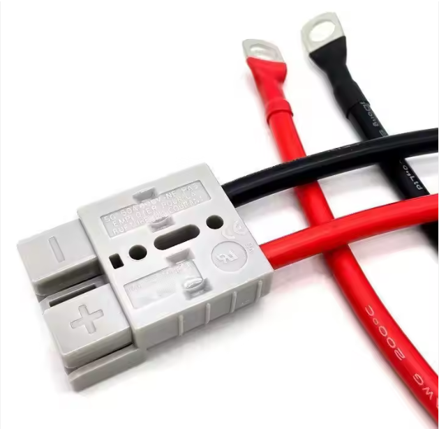 PTFE & Silicone Insulated Power Extension Cable 6mm Single Core Copper Wire Energy Storage Charging Connection Cable