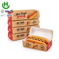 Empaque Rígido Corrugado para Pollo Frito, Resistente a la Grasa, Ecológico, Impreso Personalizado al por Mayor, para Entrega a Domicilio