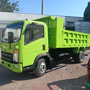 Sinotruck Howo 4x2 4x4 4 Ton 5 Ton 10 Ton Sağdan Direksiyonlu Dizel Motorlu Hafif Hizmet Tipi Damperli Kamyon - Product Image 1