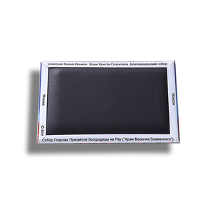 Imán de nevera rectangular personalizado con impresión UV en cuero PU, recuerdo de Moscú - Product Image 2