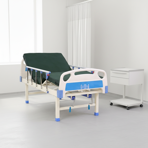 <span class=keywords><strong>Lit</strong></span> d'hôpital à manivelle à deux fonctions, relevage du dos et des pieds, <span class=keywords><strong>lit</strong></span> réglable manuellement pour les établissements <span class=keywords><strong>de</strong></span> santé - Product Image 1