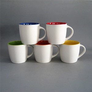 340ml 11oz kinh doanh khuyến mại Quà Tặng Quà Tặng Matte trắng đen màu bên trong gốm cà phê sữa văn phòng <span class=keywords><strong>Mug</strong></span> với xử lý - Product Image 6