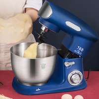 Robot culinaire multifonction électrique 1300W avec machine à pâtes et hachoir à viande - Bol de 7QT, 6 vitesses pour cuisine italienne et saucisses