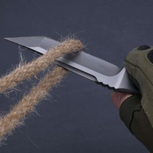 มีดใบตายเหล็กกล้าไร้สนิมคุณภาพสูงปรับแต่งได้ สำหรับการเอาชีวิตรอดในป่ากลางแจ้ง สำหรับงาน DIY รองรับ OEM - Product Image 5