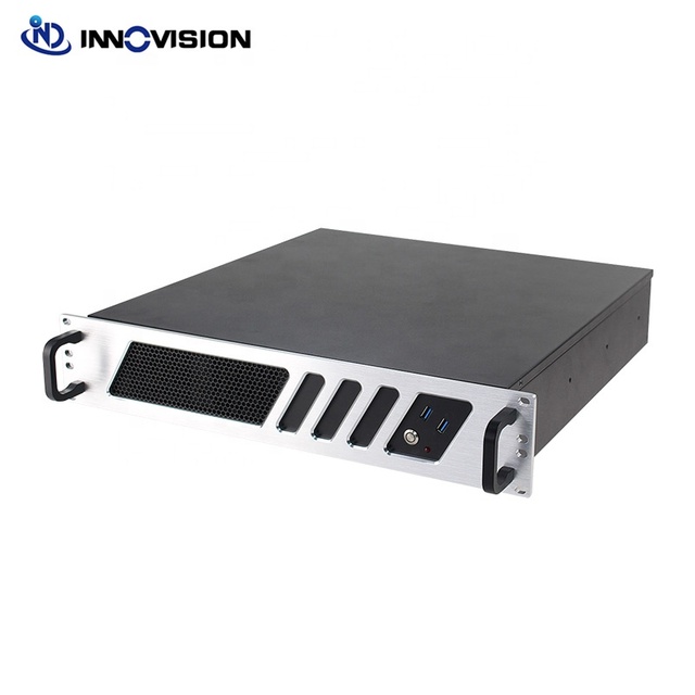 Factory OEM Rack 19" Cctv Dvr Server case 2u Rackmount Computer Chassis with Excellent Aluminum Front Panel