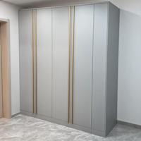 Armoire de rangement en MDF avec tiroirs, style minimaliste doré, pour chambre principale, victorien moderne