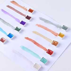 Offre Spéciale – Peinture <span class=keywords><strong>Aquarelle</strong></span> Solide Nacrée Métallique pour Nail Art Transfrontalier, Effet Estompé pour Fournitures de Manucure - Product Image 4