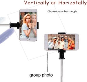 Perche à <span class=keywords><strong>selfie</strong></span> sans fil <span class=keywords><strong>K07</strong></span> avec télécommande pour déclencheur, 3 en 1, mini monopode pliable et extensible pour smartphone - Product Image 4
