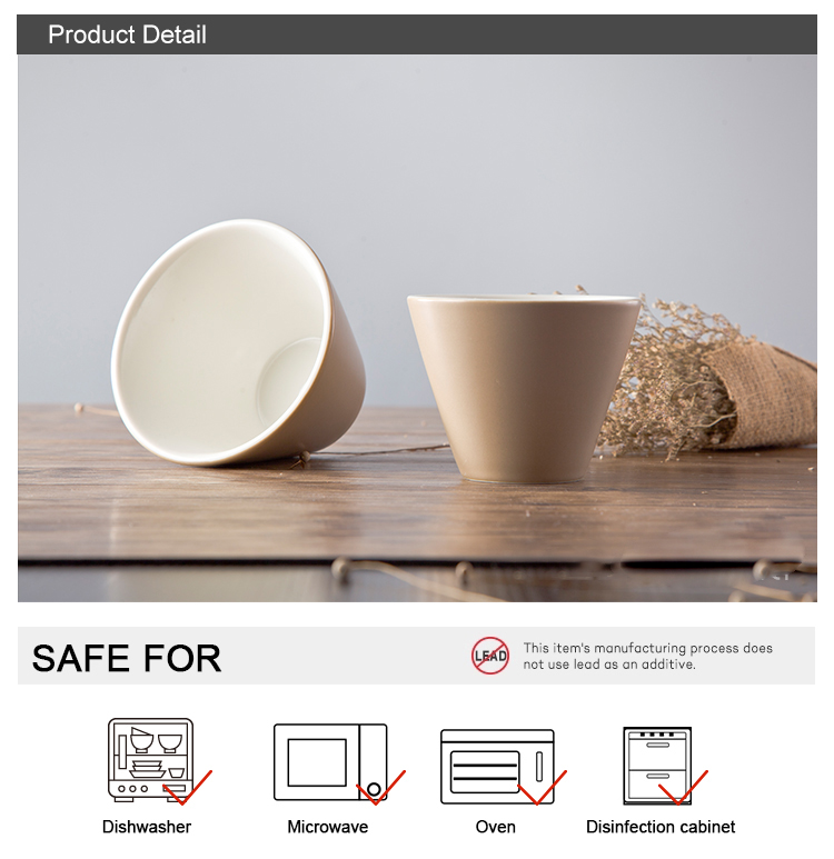 Wholesale Bulk Customized Small Ceramic Brown Serving Bowl Set