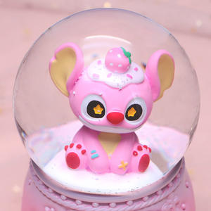 Caja de Música con Bola de Cristal de Estilo Nuevo, Globo de Nieve Luminoso Creativo, Reproducción Automática con Manivela, para Estudiantes y Niños - Product Image 2