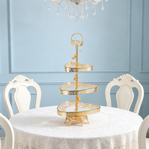 <span class=keywords><strong>Plateau</strong></span> à fruits nordique à 3 niveaux en métal, <span class=keywords><strong>plateau</strong></span> de rangement pour bonbons, vaisselle personnalisée, fournitures hôtelières, décoration intérieure, directement de l'usine - Product Image 4