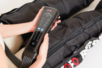 Meilleures ventes : Bottes de compression portables à brancher pour la récupération musculaire des jambes, pression 30-250 mmHg, 5 modes