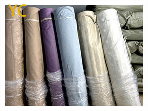 Quantité minimale de commande bas Polyester 100% bloc complet occultant <span class=keywords><strong>lin</strong></span> tissus <span class=keywords><strong>Double</strong></span> <span class=keywords><strong>lin</strong></span> rideau matériaux décor à la maison <span class=keywords><strong>rideaux</strong></span> - Product Image 2