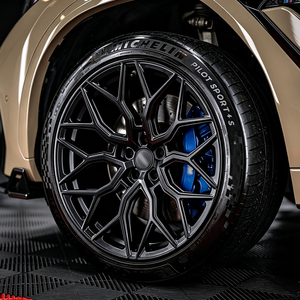 Jantes de voiture en alliage forgé monobloc concave style HF-2 noir mat 19-22 pouces 5*112 pour A6L RS6 A7 RS7 SQ7 M3 M4 <span class=keywords><strong>CLS</strong></span> - Product Image 1