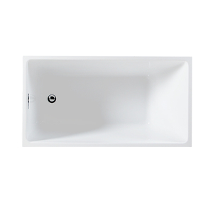 Bañera acrílica de tamaño pequeño con forma cuadrada, 120cm, con certificado cupc - Product Image 5