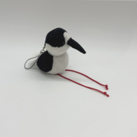 Fabricant Personnalisé de Jouets en Peluche : Porte-clés en Peluche Oiseaux Mignons à Longues Pattes, Jouets en Peluche Doux pour Enfants, Cadeaux et Pendentifs de Sac