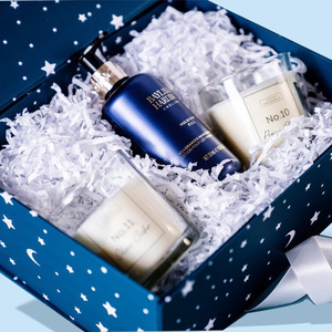 <span class=keywords><strong>2025</strong></span> siêu nóng bán sang trọng màu xanh hải quân cuốn sách các tông hình Mỹ phẩm nước hoa tạo nên từ có thể gập lại Hộp quà tặng - Product Image 2