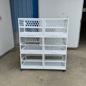 Gaiola para Pequenos Animais de Alta Qualidade, Portátil e Bem Ventilada, com Roda de Corrida à Venda - Product Image 3