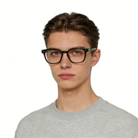 Gafas de Acetato de Moda para Mujer y Hombre, Lentes con Protección Anti Luz Azul, Lentes Graduadas, Gafas Ópticas Ultraligeras